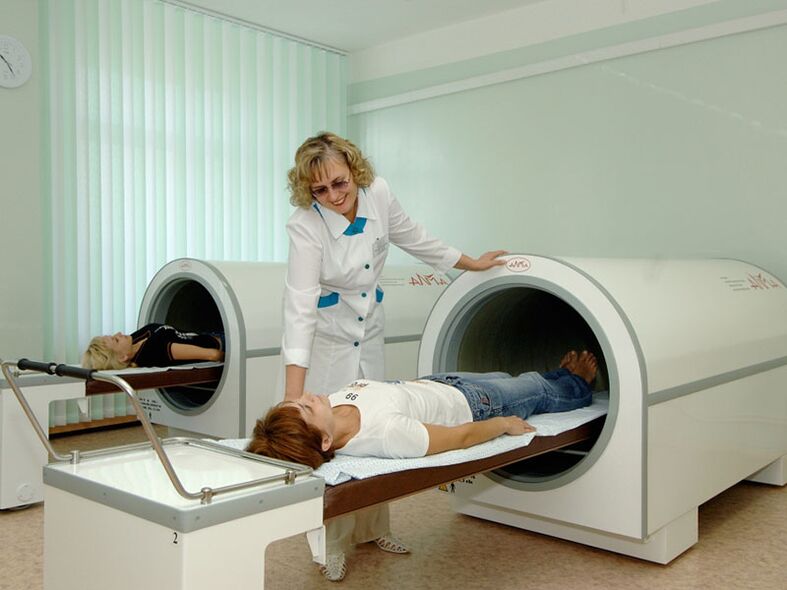 Pour diagnostiquer l'ostéochondrose, une IRM est réalisée